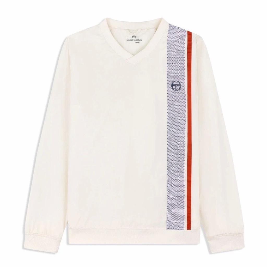 Mens Logo Brand New Without Tags Sergio Tacchini VNeck Pullover Size L Large